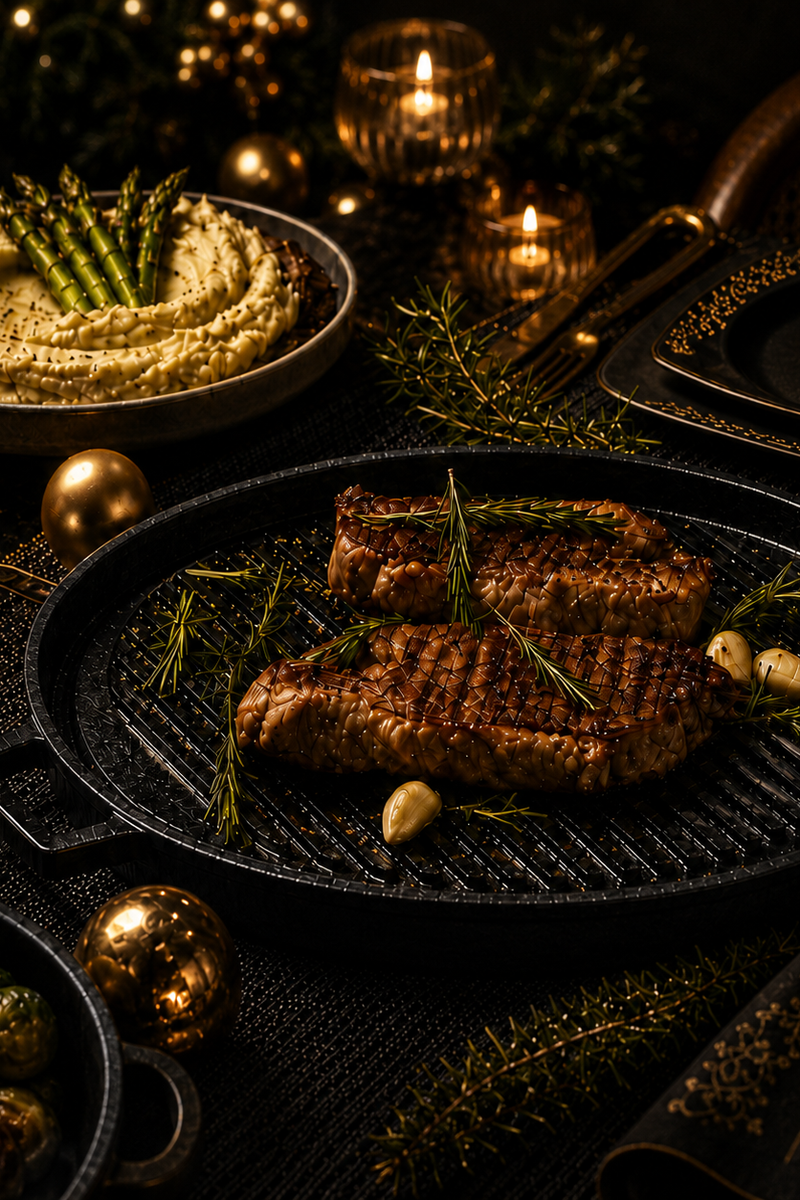 Round Double Side Grill 35 CM