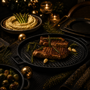 Round Double Side Grill 35 CM