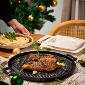 Round Double Side Grill 35 CM